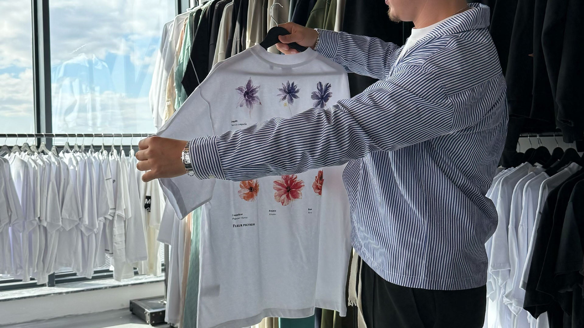 Custom clothing sample for a new brand – representing the first step toward launching a fashion label with Lemuta production support.