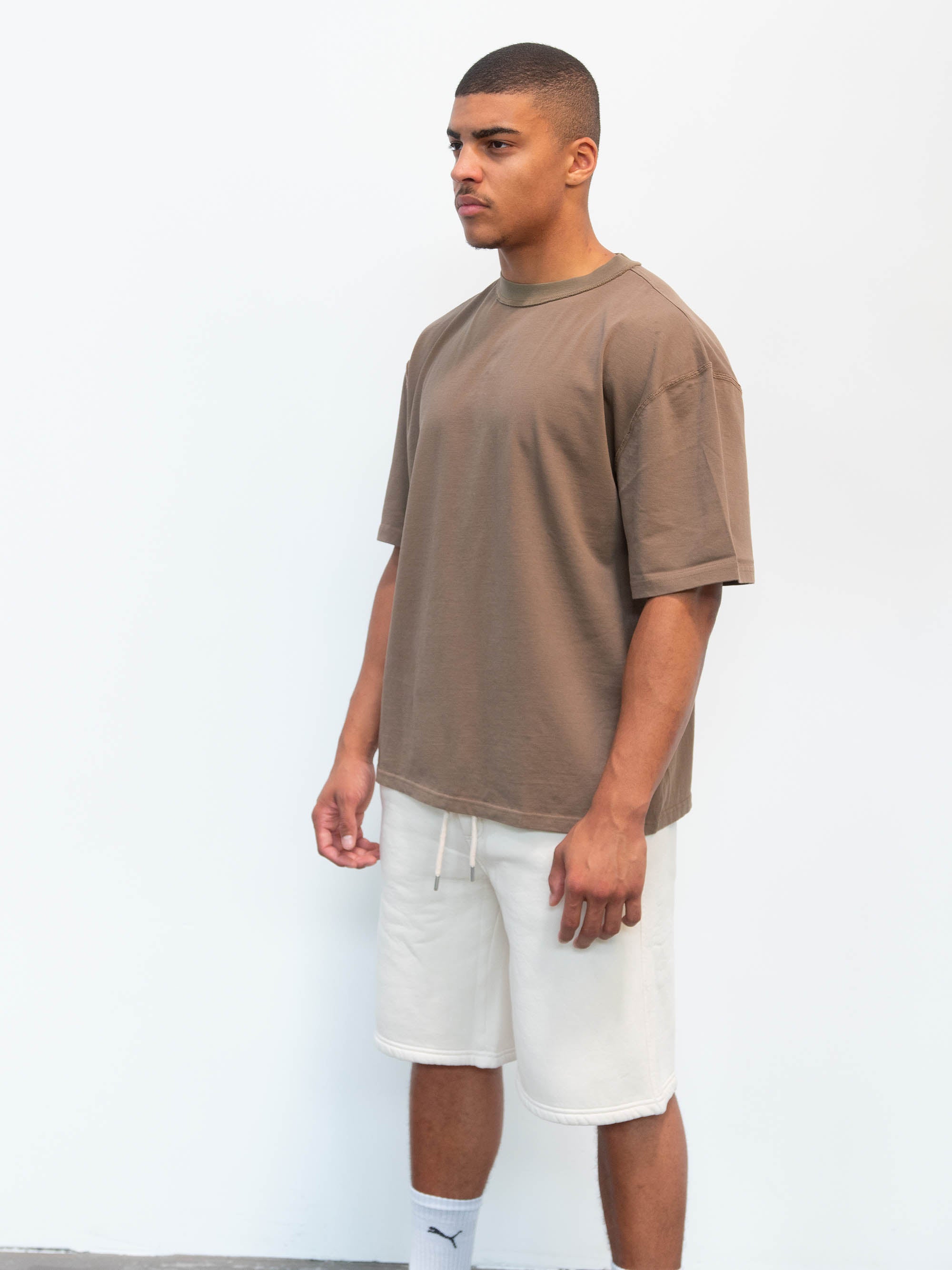Side view of blank tshirt