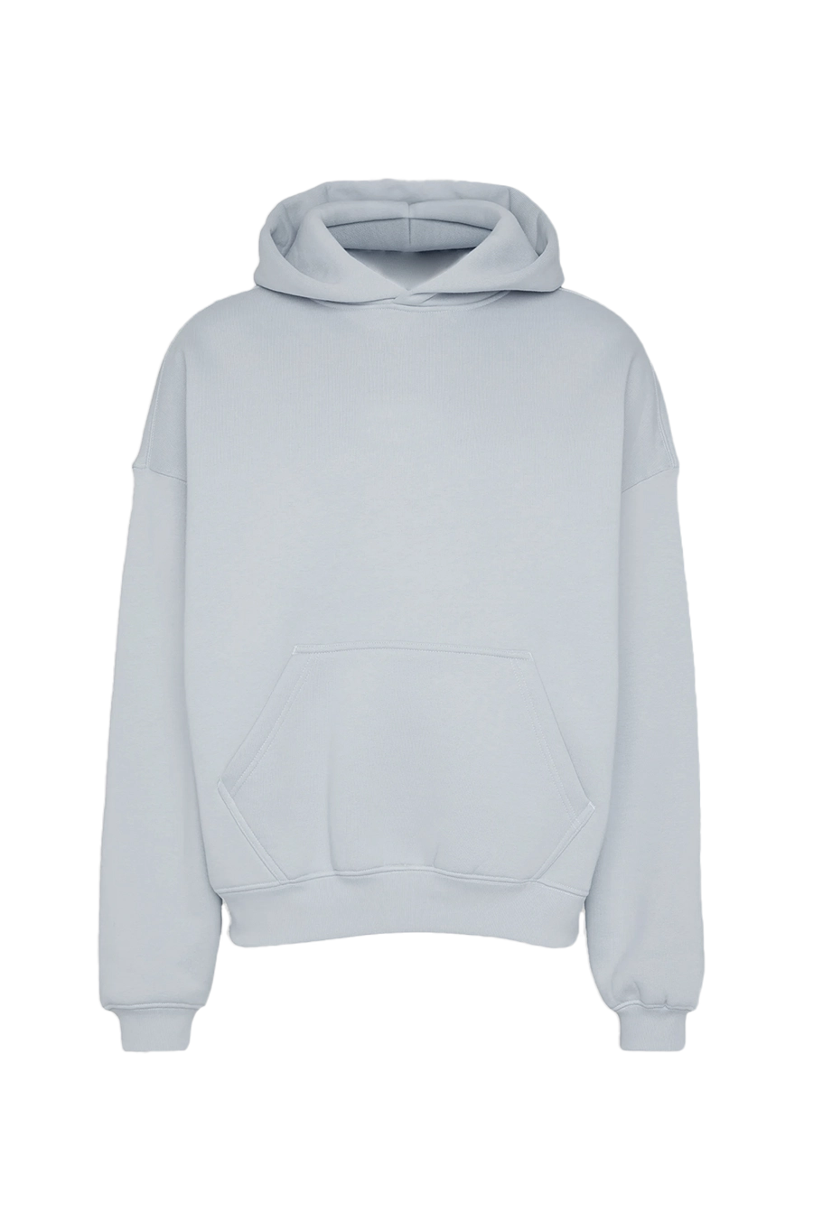 BLANK HOODIE WASHED BLUE BLUSH
