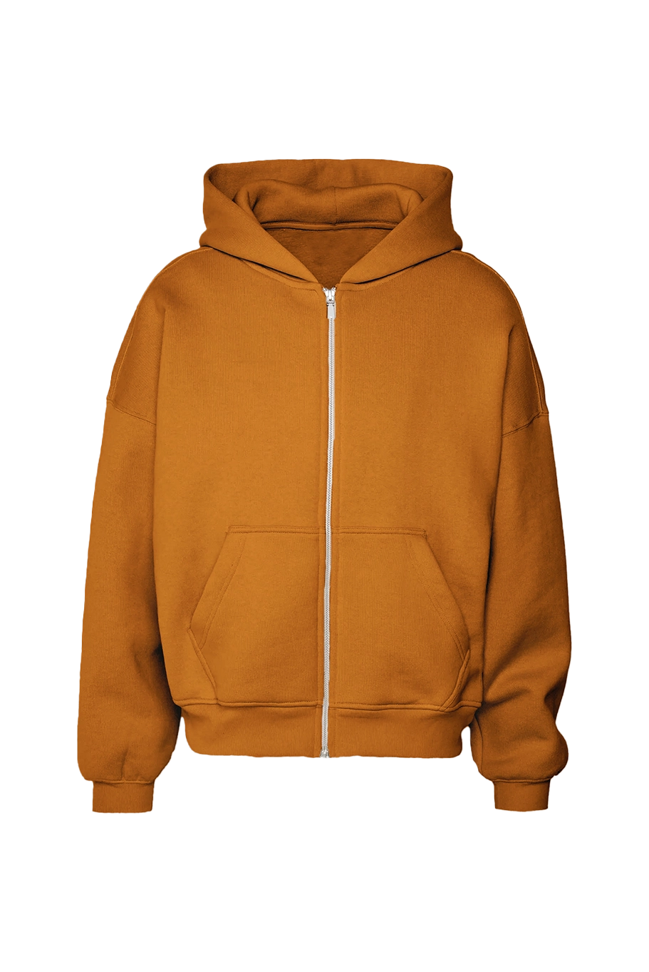 BLANK ZIPPER WASHED CARAMEL CAFE