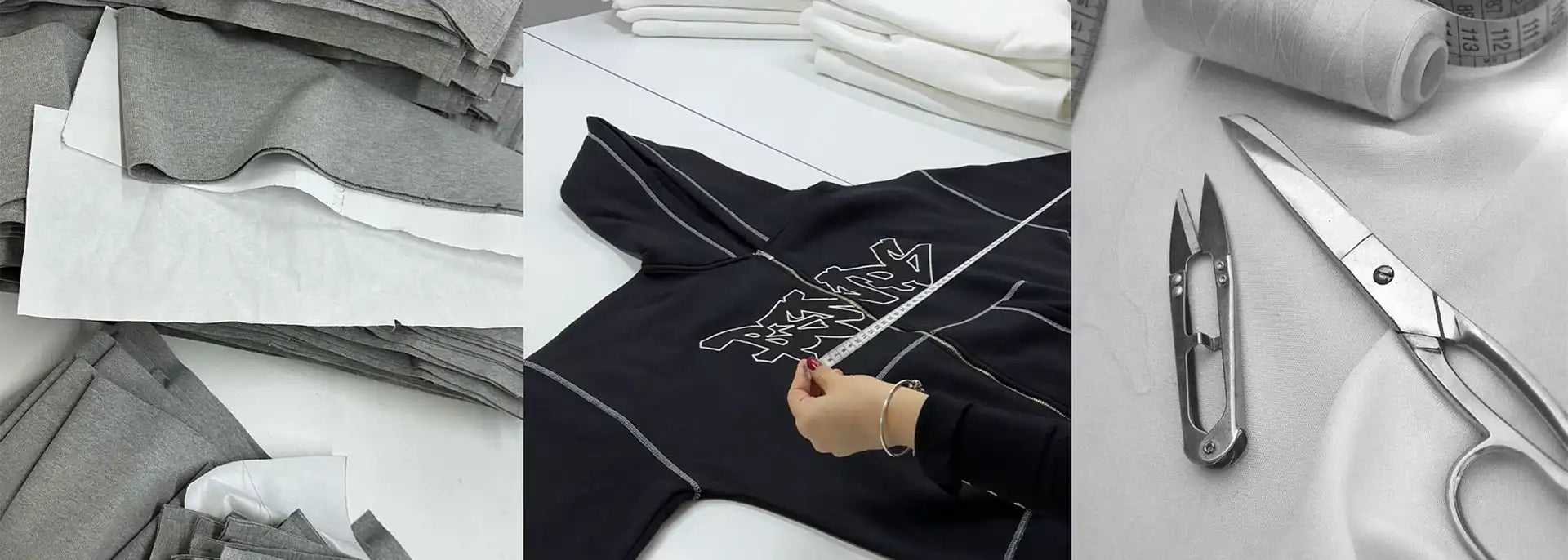 Manufacturing custom zipper with contrast stitching in an Istanbul factory