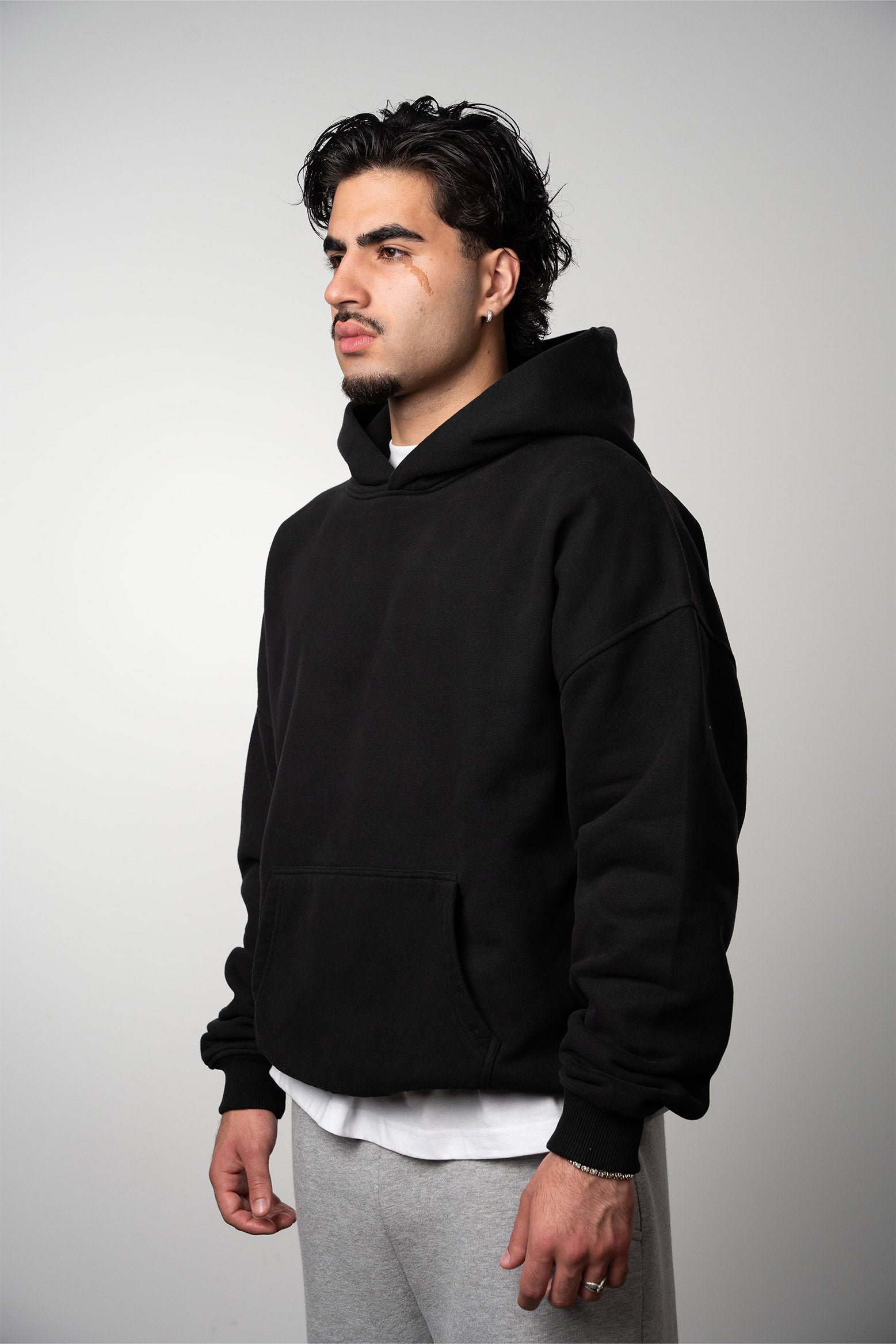 No Moq blank hoodie without print and label