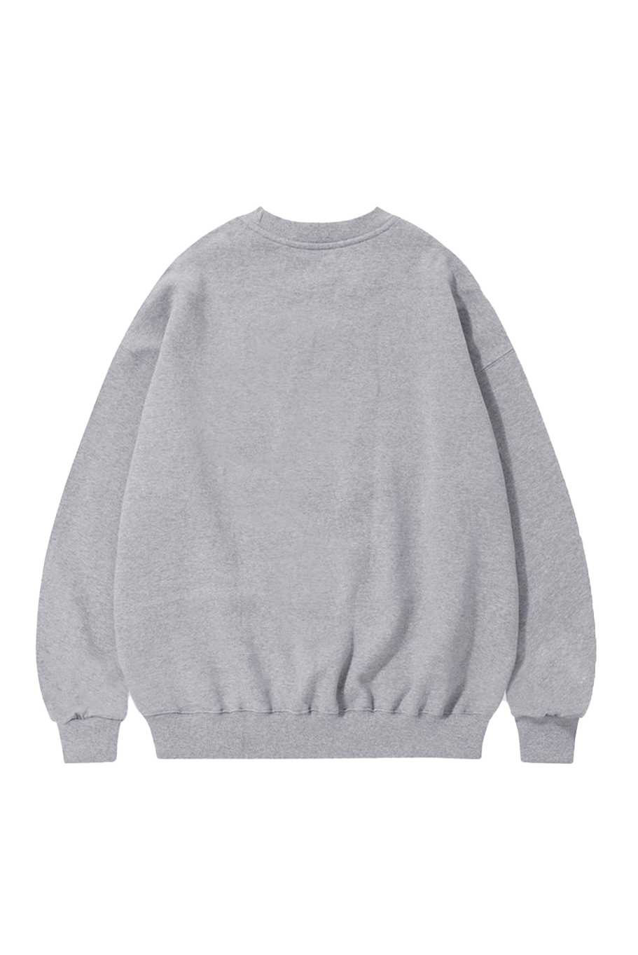 Premium Blank Sweater in grey from LEMUTA made in Europe