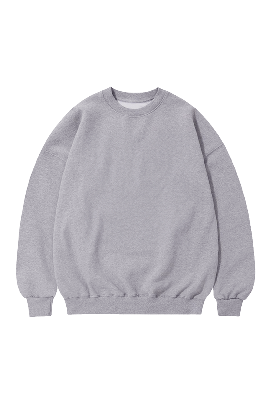 Oversized Grey Blank Sweater without print & labels