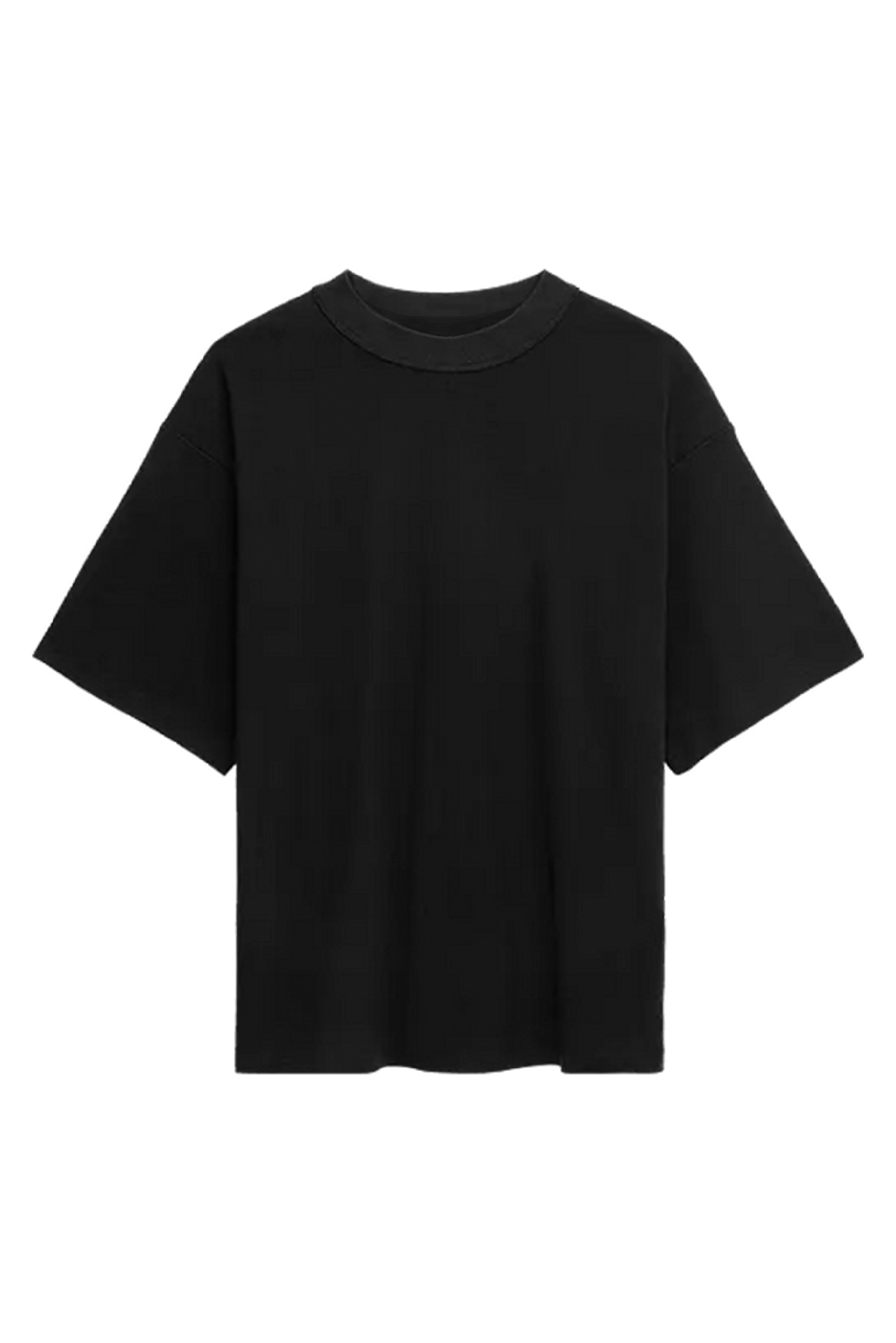 Black tshirt Blank made of 100% cotton for wholesale B2B that is made in Europe