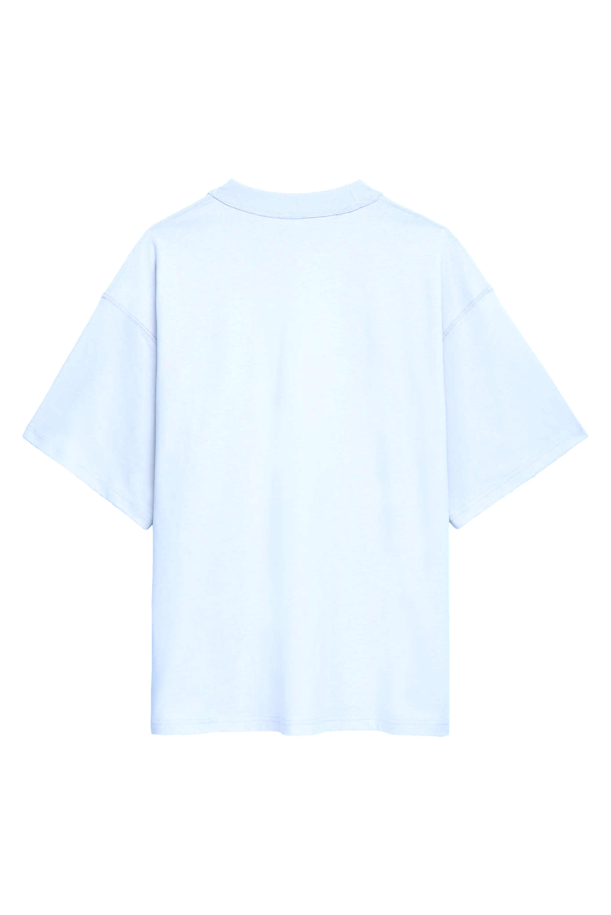 no moq high quality Blank tee in color baby blue