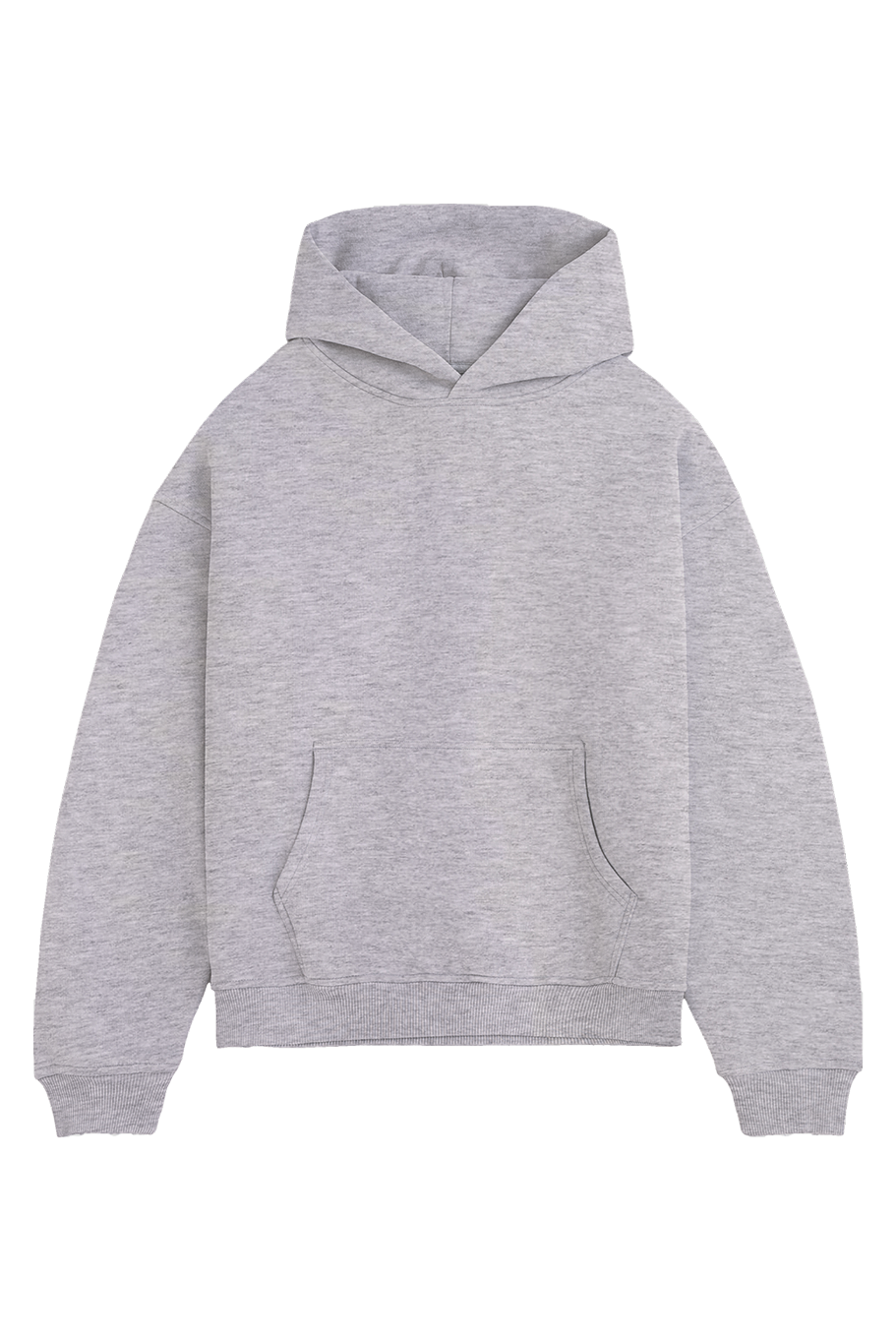 Grey Blank hoodie oversized fit and heavyweight