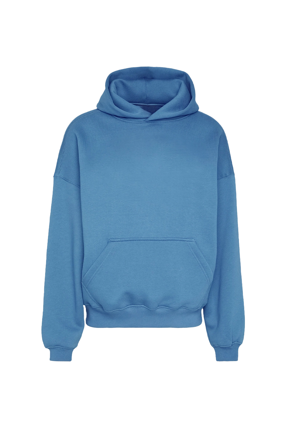 Heavyweight midnight blue Blank hoodie without print