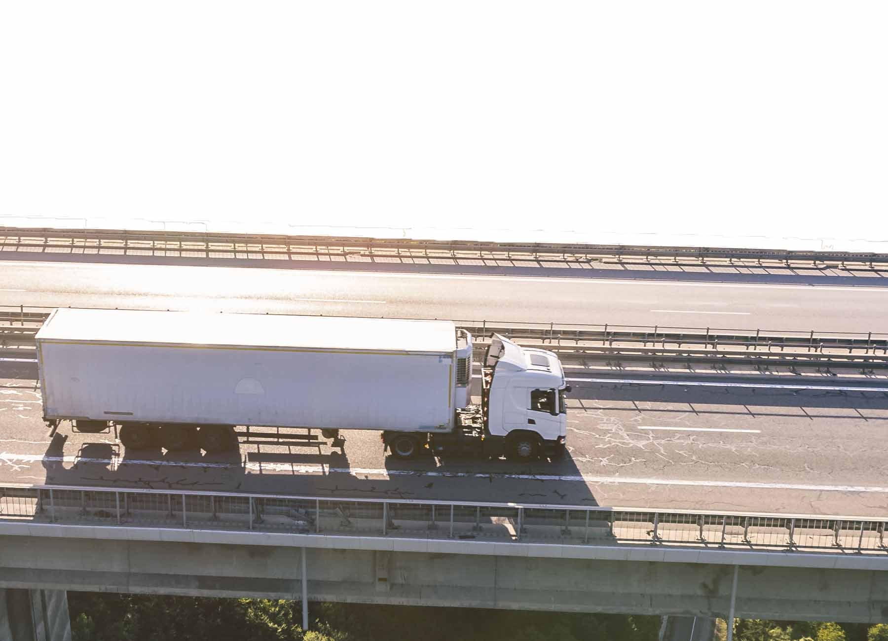 A truck delivers bulk orders of custom clothes from Istanbul to Germany