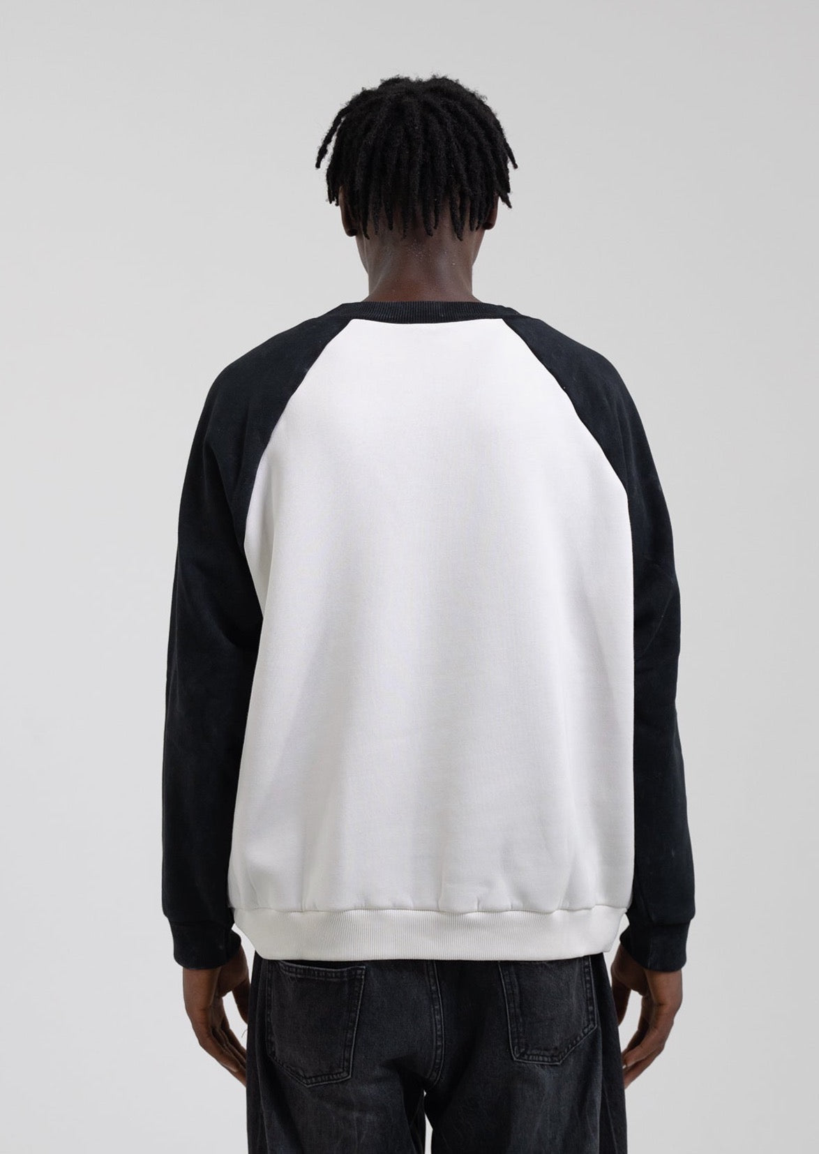 Oversized streetwear blank sweater for wholesale
