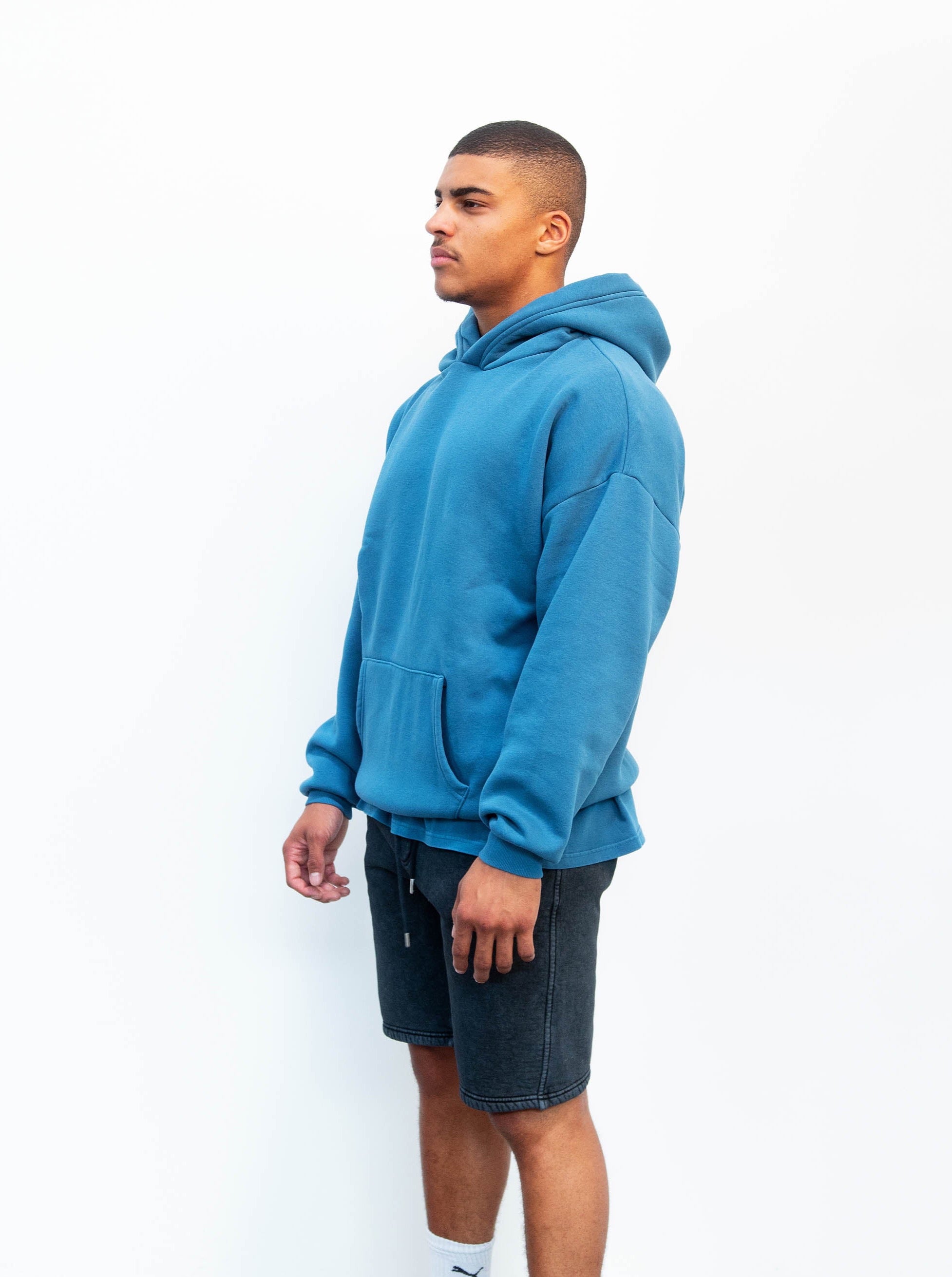 HOODIE WASHED MIDNIGHT BLUE