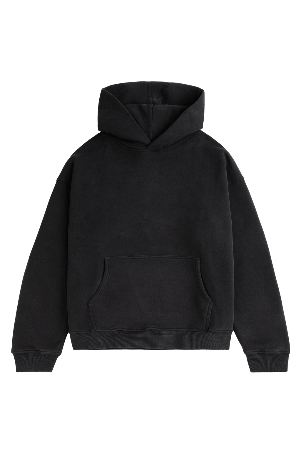 Oversized Hoodie Template Black Blank Hoodie Front And Back Hoodie