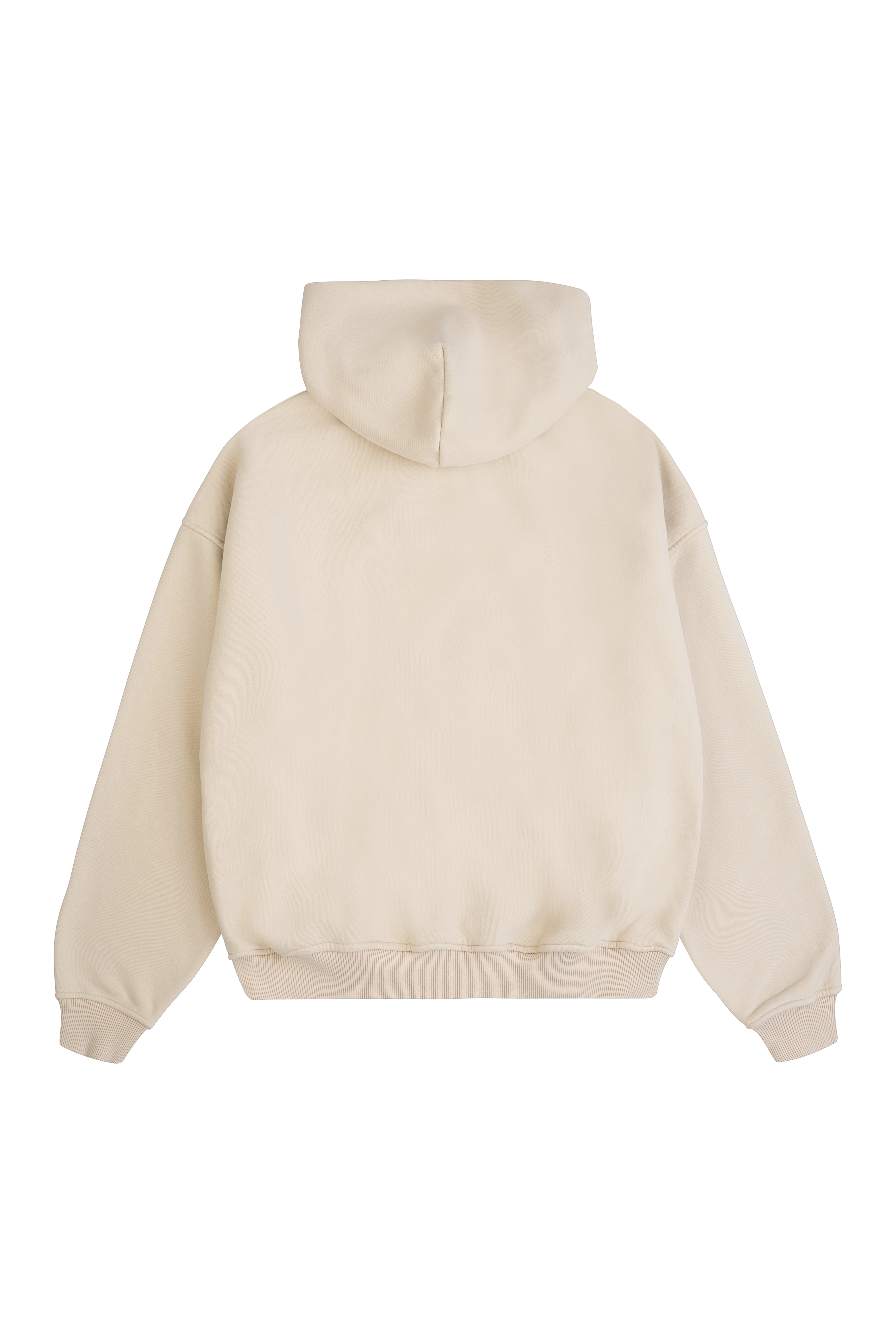 BLANK HOODIE WASHED STONE