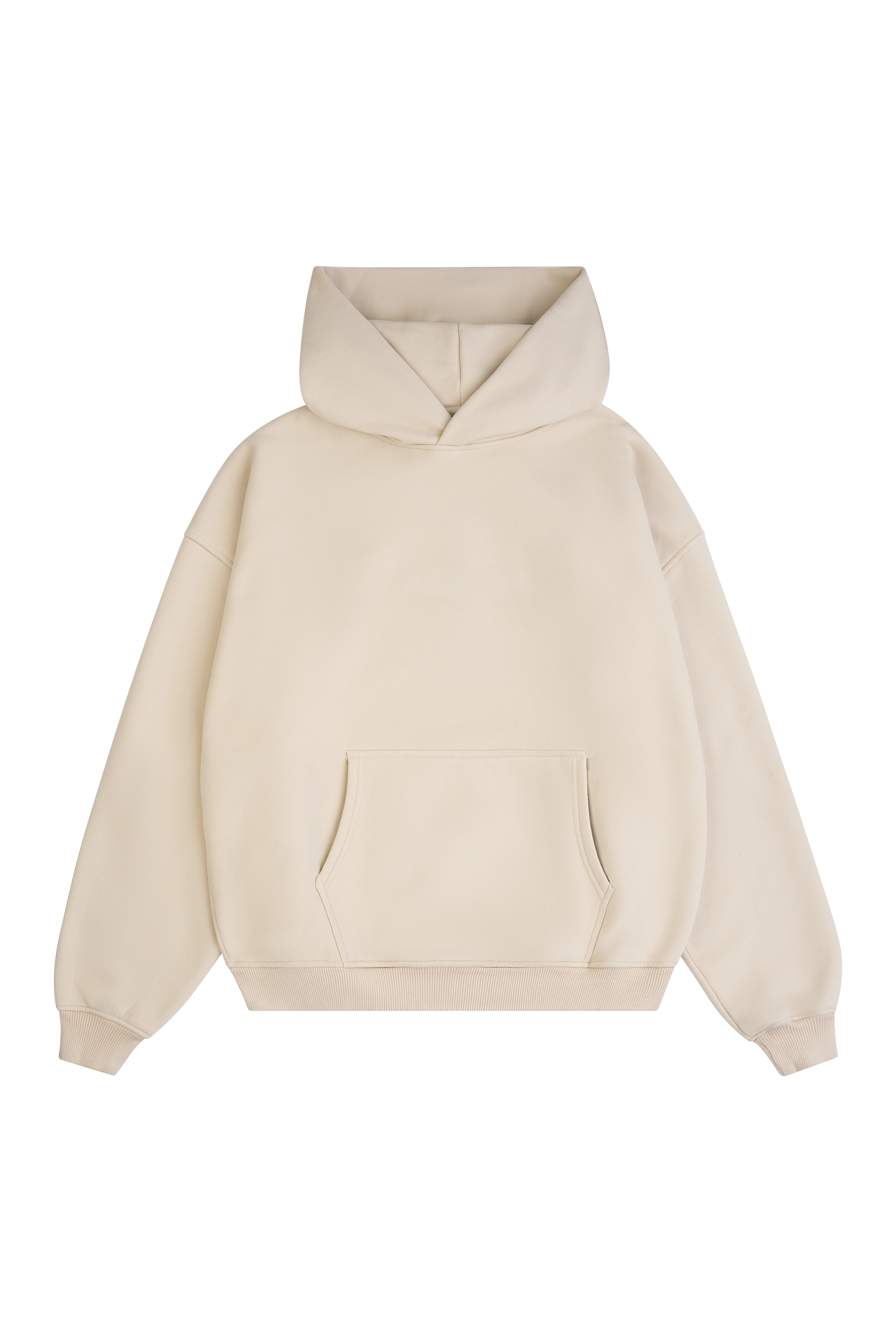 BLANK HOODIE WASHED STONE