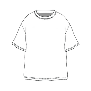 Tshirt techpack illustration